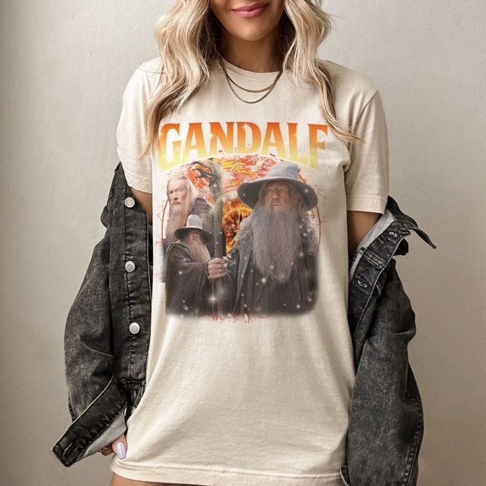 Lotr Gandalfs Tshirts Character Movie Series Actress Tshirt